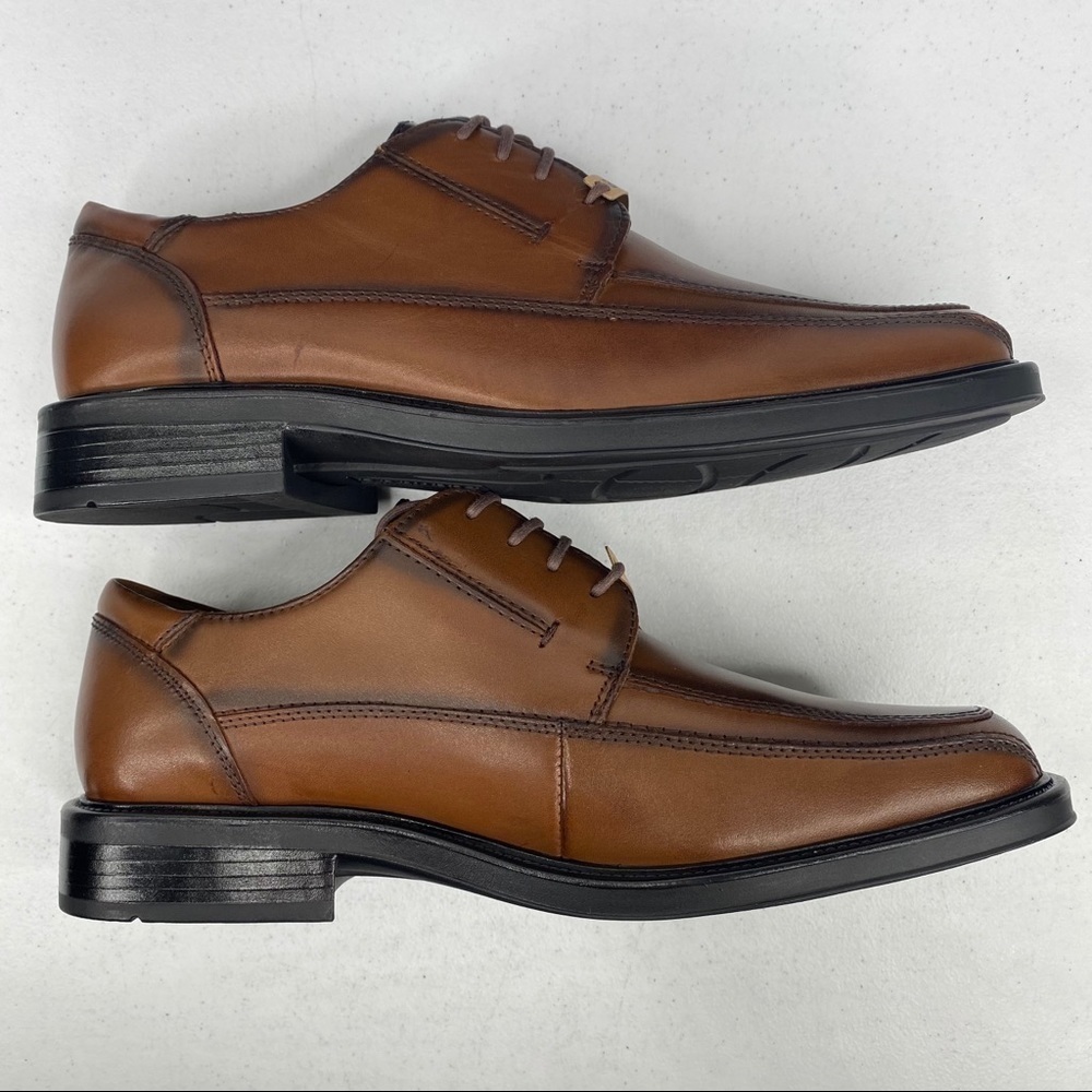 DOCKERS Perspective Tan Leather Lace Up Shoes - Picture 11 of 13